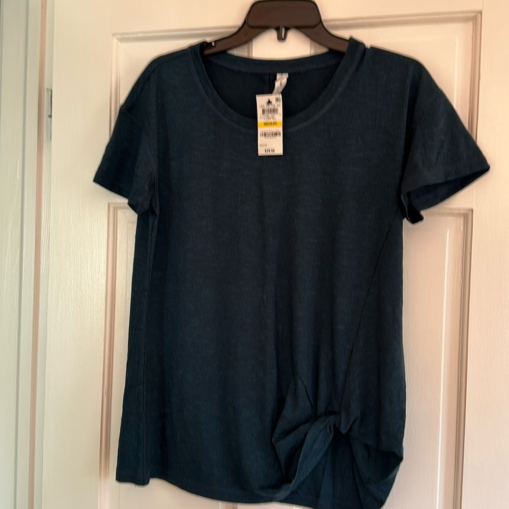 Ideology dark green sports shirt in medium with tags